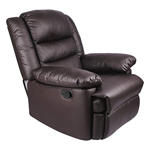 - Innotic Recliner Armchair | Manual Reclining Sofa with Padded Seat and Backrest -