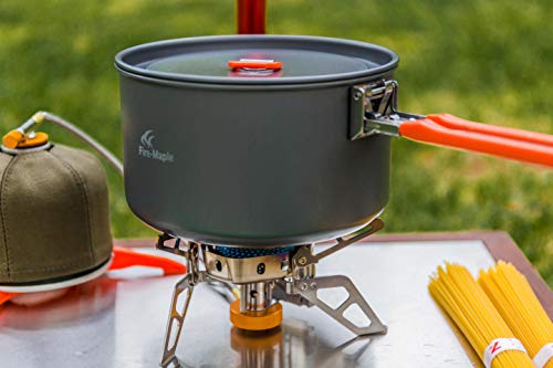 - Fire-Maple Feast 4 Camping Cookware Set | Outdoor Cooking kit with Pot Kettle Pan Bowls and Spatula -