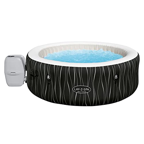 - Lay-Z-Spa Hollywood Luxe | AirJet Inflatable Hot Tub | LED Lights | 4-6 person -
