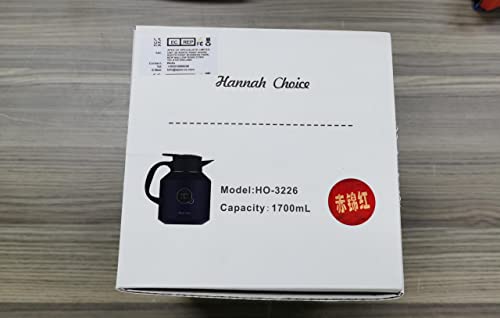 - HotTopStar 1.7L Thermal Coffee Carafe | Coffee Insulated Jug | Double-Wall Vacuum Coffee Pot -