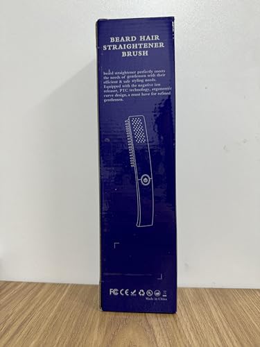 - Lidasen Beard Straightener Combs for Men | Multifunctional Ionic Hair Beard Straightener Brush | Heated Beard Brush -