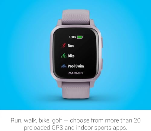 - Garmin Venu Sq | GPS Smartwatch | All-day Health Monitoring and Fitness Features | Built-in Sports Apps and More -