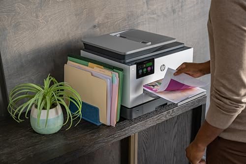 - HP OfficeJet Pro 9132e All-in-One Printer | Colour | Printer for Small Office | Print, Scan, Copy Automatic document feeder| 2 Tray | 3 months Instant Ink with HP | Easy Setup | Up To 3 Years Warranty -