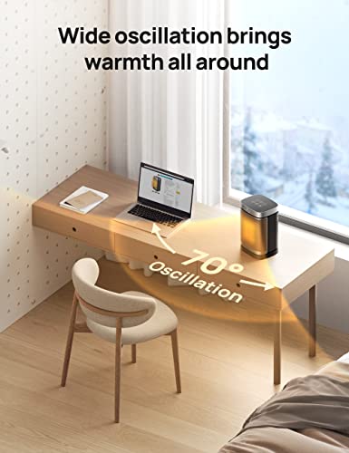 - Dreo Space Heater | 70° Oscillating Electric PTC Ceramic Heater with Thermostat -