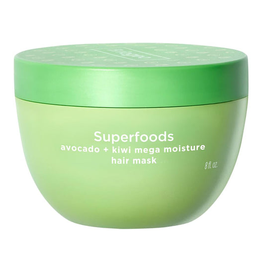 Briogeo Be Gentle, Be Kind Avocado + Kiwi Mega Moisture Superfood Mask | Protein-Free, Deep Hydration, Enhance Shine | Vegan, Phalate & Paraben-Free | 240ml