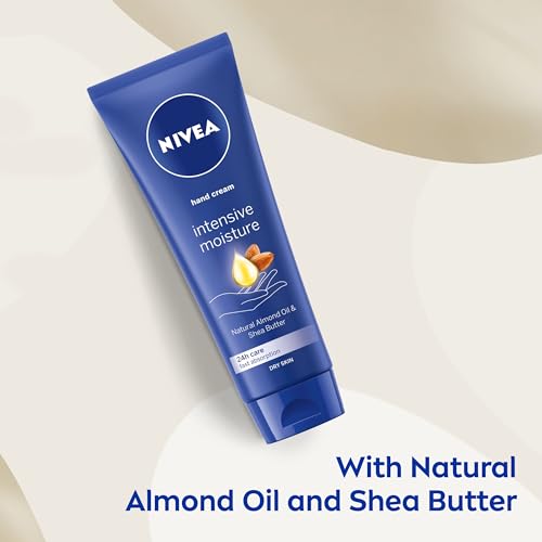 - NIVEA Intensive Moisture Hand Cream | (100ml) | Nourishing Hand Cream with Almond Oil and Shea Butter -