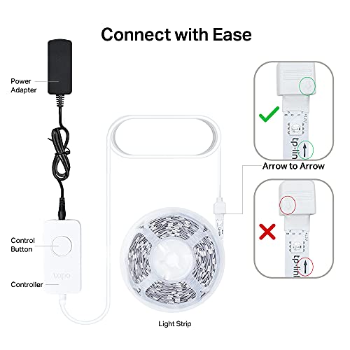 - Tapo Smart LED Strip Light | 5m | WiFi App Control RGB Multicolour LED Lights -