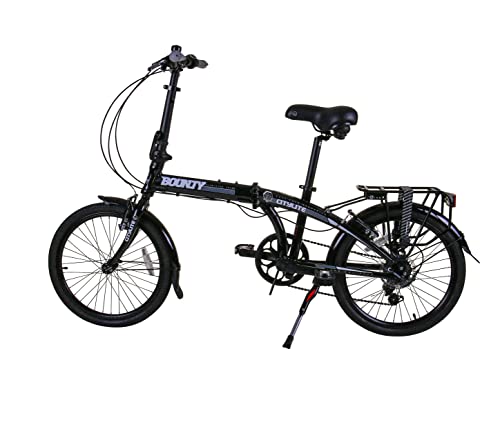 Bounty Citylite Folding Bike | Lightweight Aluminium Frame | 6 Speed Shimano Gears with Revo Shifters | ideal for Commuting | Folding Bike | Adult Bike