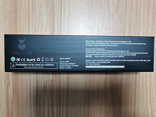 - VIKICON Beard Straightener, 30s Quick Heated Beard Brush -