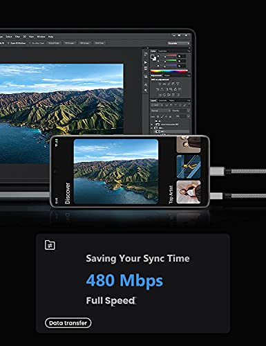 - Yosou USB C Charger Cable, 2M, 2Pack, Fast Charge