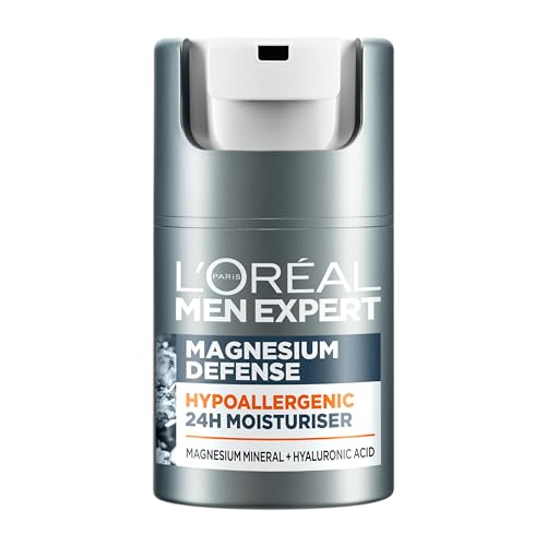 - L'Oreal Men Expert Sensitive Skin Moisturiser | 24H Daily Mens Moisturiser -