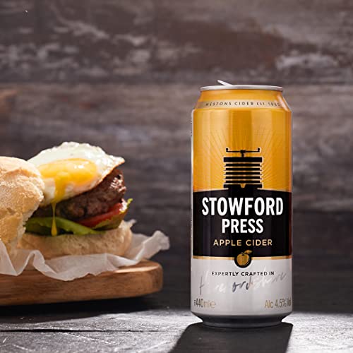 - Stowford Press Apple Cider  4.5% ABV - Cans (6 x 4 Pack) -