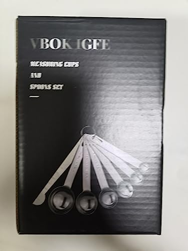 - Measuring Cups & Spoons Set of 12 | Premium Stainless Steel 5 Measuring Cups and 6 Measuring Spoons -