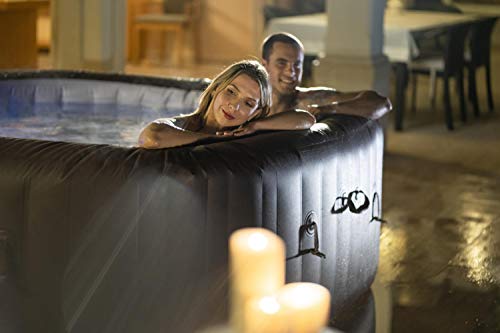 - Lay-Z-Spa Maldives Luxury Hot Tub | 8 HydroJet Pro Massage System | Inflatable Spa | LED Lights | Foot Massager | Freeze Shield Technology | 5-7 Person -
