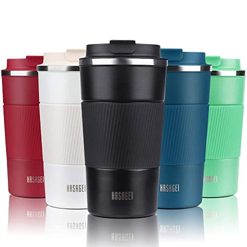 - HASAGEI Travel Mug | Insulated Coffee Cup with Leakproof Lid | Vacuum Insulation Stainless Steel Bottle -