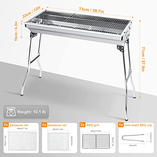- Uten Barbecue Grill, Stainless Steel BBQ -