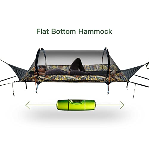 - Night Cat Flat Lay Hammock Tent with Mosquito Net | Waterproof -