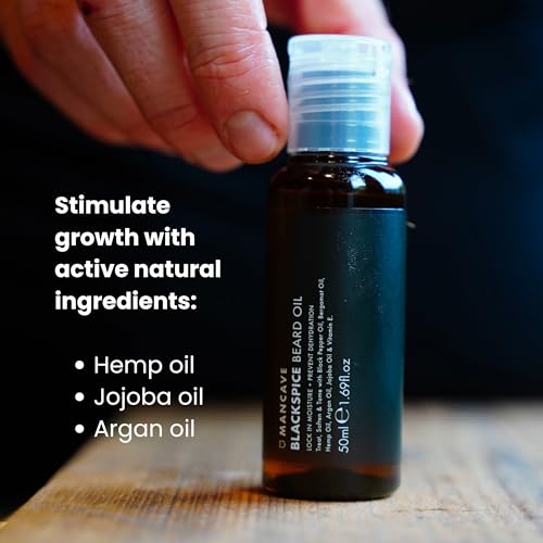 - ManCave Blackspice Beard Oil | Softening Blend of Oils -