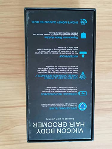 - Manscape Trimmer for Men | VIKICON Pubic/Body Hair Trimmer Men -