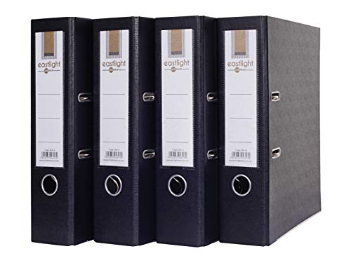 - Eastlight A4 Extra Strong Black Lever Arch Files -