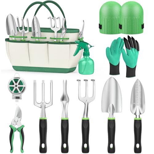 - Fixmend Garden Tools | 11 Pieces Gardening Tools | Stainless Steel Garden Tools Set -