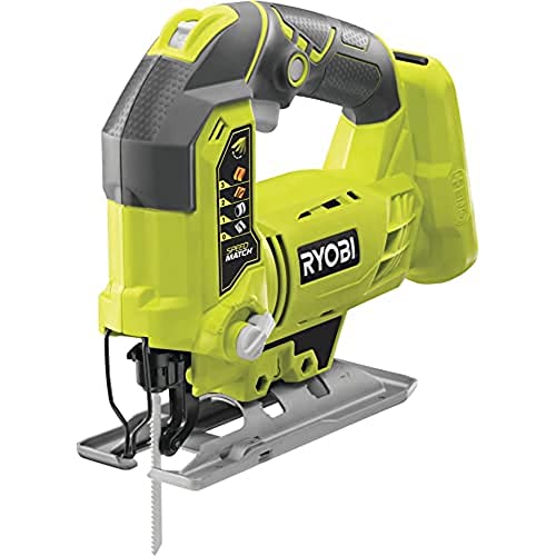 - Ryobi R18JS-0 ONE+ | Jigsaw with LED | 18 V (Body Only) -