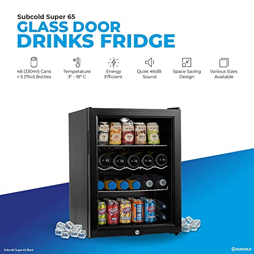 - Subcold Super65 LED | Table-Top Fridge | 65L Beer, Wine & Drinks Fridge -