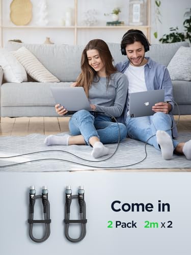 - USB C to USB C, 100W 5A Fast Charging Cable -