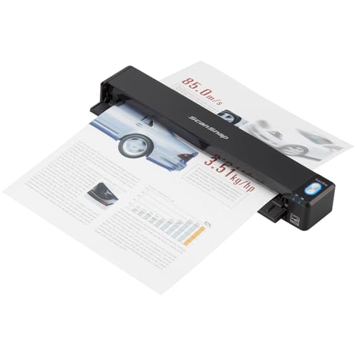 - ScanSnap | iX100 (BLACK) Document/Photo/Business Card | Scanner -