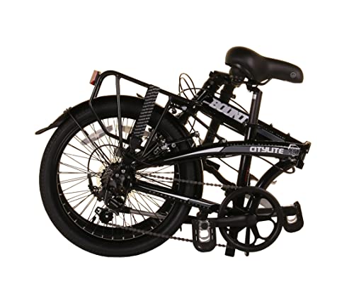 Bounty Citylite Folding Bike | Lightweight Aluminium Frame | 6 Speed Shimano Gears with Revo Shifters | ideal for Commuting | Folding Bike | Adult Bike