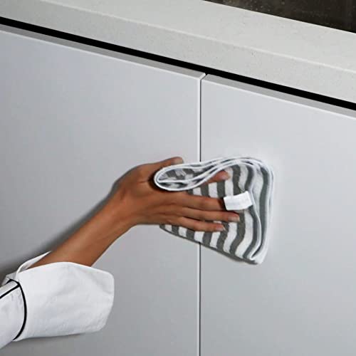 CLEANLUX Microfibre Cleaning Cloths - Commercial Grade 12 Pack 300GSM - 32 x 32cm - Multi Purpose Lint Free Cloth, Washable & Reusable Kitchen Bathroom Car Cloths Microfiber Home (Pack 12)