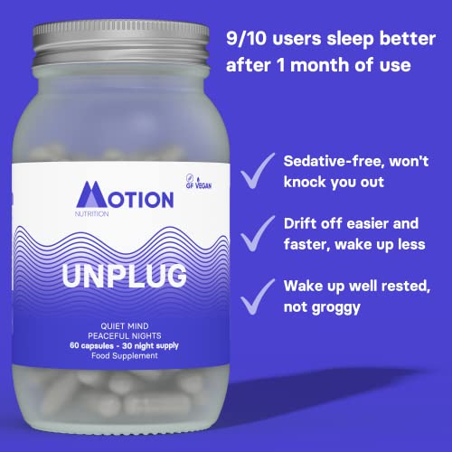 - Motion Nutrition Unplug Night Time Nootropic | (60 Capsules) -