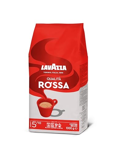 - Lavazza | Qualità Rossa | Coffee Beans | Aromatic Notes of Chocolate and Dried Fruit | 1KG -