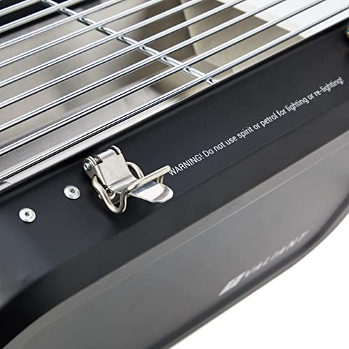 - Valiant Portable Folding Picnic and Camping BBQ - Black -