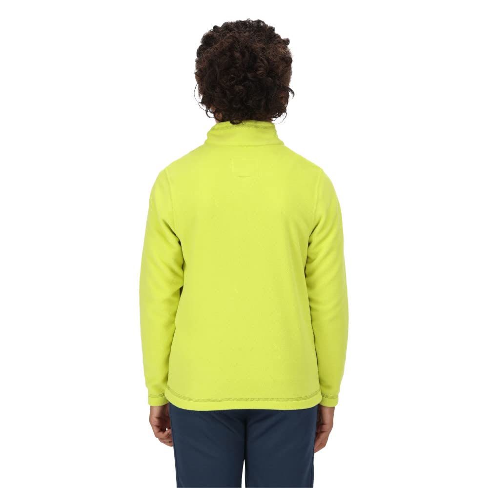 - Regatta Boys Kids' Hot Shot Ii Half Zip Fleece Sweater | Bright Kiwi -