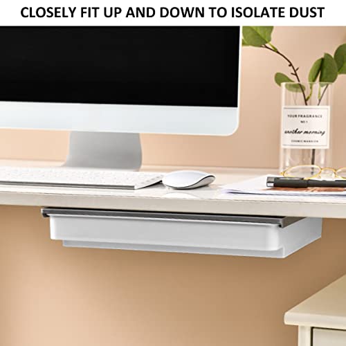 - Under Table Drawer Storage with 5 Stickers | Large Hidden Desktop Drawer Tray -