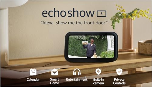 - Echo Show 5 (3rd Gen, 2023 release) | Smart Display And Alarm Clock -