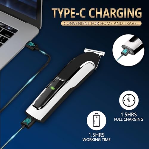 - Vexloria Beard Trimmer Men, Hair Clippers Men, All-in-One Men's Grooming Kit -