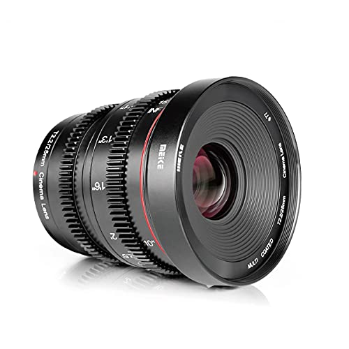 - Meike 25mm T2.2 Manual Focus Prime Mini Cinema Lens -