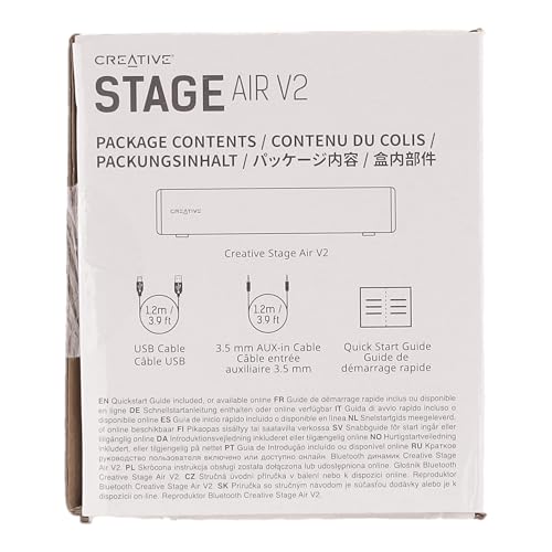 CREATIVE - Stage Air V2 Compact Under-monitor Soundbar, Black