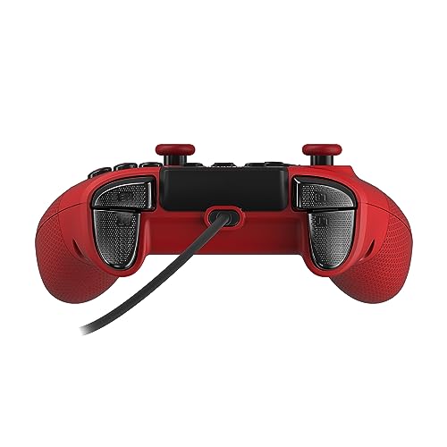 - Turtle Beach | React-R Red Wired Gaming Controller | Audio Controls, Mappable Buttons & Textured Grips  -