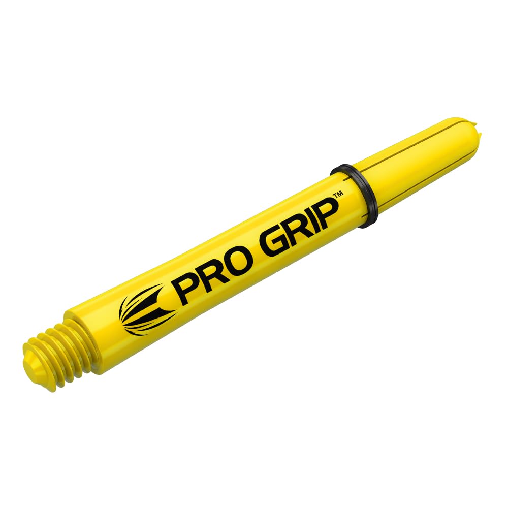 - Target Darts | 5 x Sets of Yellow Pro Grip Shaft Intermediate | 15 in Total -