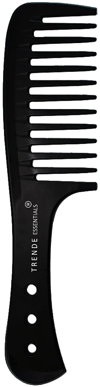 - Trende Essentials Wide Tooth Comb | Detangler | Heat Resistant -