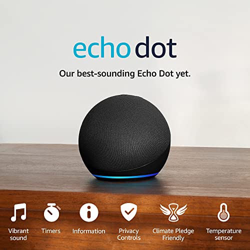 - Echo Dot (5th generation, 2022 release) | Big vibrant sound Wi-Fi and Bluetooth Smart Speaker -