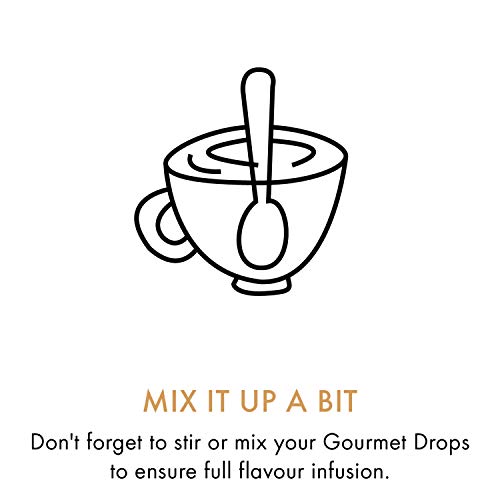 - Teisseire Gourmet Drops | Sugar Free Coffee Syrup | Zero Calories, No Carbs | Vegan | Caramel - 20 Servings Per Pack | 6 Packs -