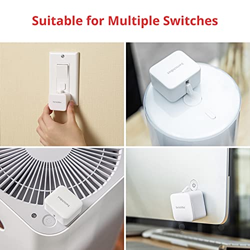 - SwitchBot Smart Switch Button Pusher | Fingerbot for Automatic Light Switch | Timer and APP Bluetooth Remote Control -