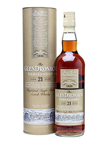 - GlenDronach 21 Year Old Parliament Single Malt Scotch Whisky | 70cl Bottle -