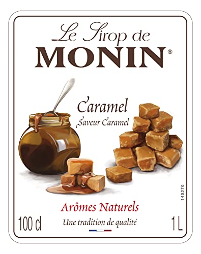 - MONIN Premium Caramel Syrup | 1L | Coffee and Cocktails -