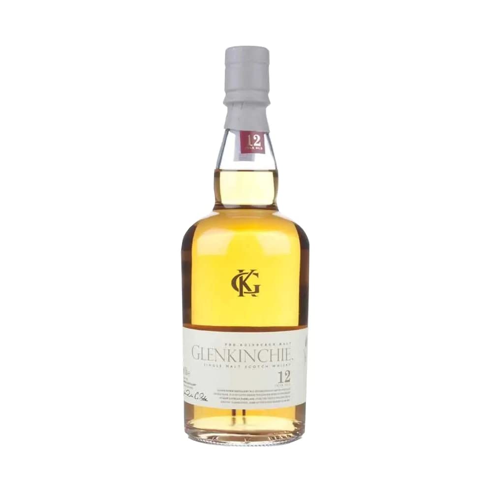 - Glenkinchie 12 Year Old Single Malt Scotch Whisky | 43% Vol | 70cl | Light Bodied -