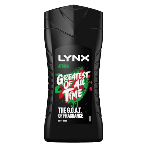 - Lynx Africa Body Wash | 12 Hour Refreshing Fragrance | 225 ml Bulk Buy 3 Pack -